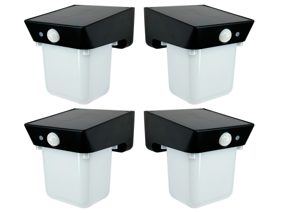 4x Lampa elewacyjna solarna